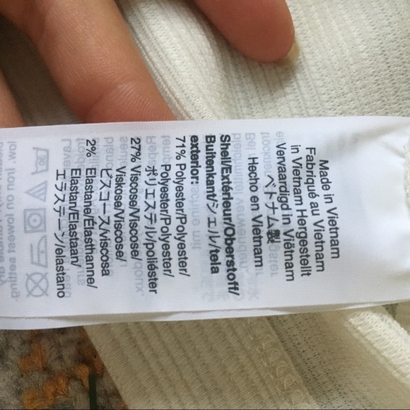 J crew NWT! | Textured button-front tank cream - Picture 6 of 7